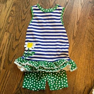 Florence Eisman gielS floral bike short set